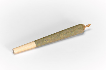 Close up of medical marijuana joint
