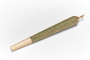 Close up of medical marijuana joint