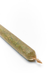 Close up of medical marijuana joint