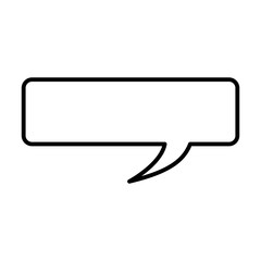speech bubble message icon vector illustration design