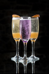 Champagne Bellinis