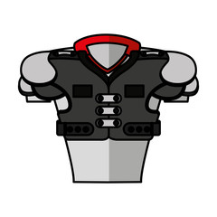 football american jacket icon vector illustration design