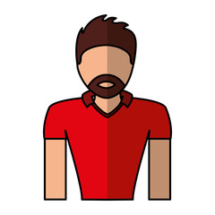 american football player avatar vector illustration design