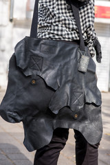 woman leather handbag