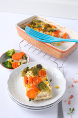 Gemüseauflauf mit Quark