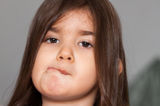 girl with a silly expression