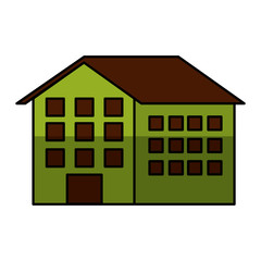 house silhouette isolated icon vector illustration design