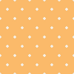 EPS10 file. Seamless floral geometric pattern. Vintage background.