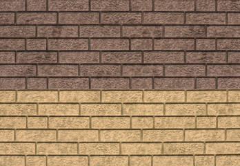 Dark red brick wall .Roughness uneven background.Design element.Abstract web banner