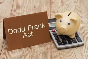 The Dodd-Frank Act - obrazy, fototapety, plakaty
