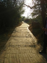 Road at evening time