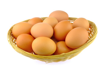 Chicken eggs