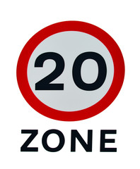  Speed limit sign