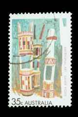 Postage Stamp isolated