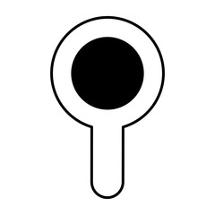 search magnifying glass icon vector illustration design