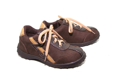isolated children's sport shoes