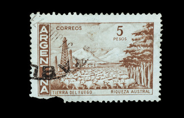 Obraz premium Postage Stamp isolated