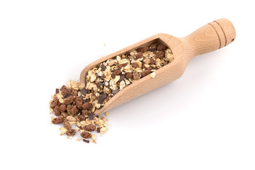 Healthy oat granola muesli cereals