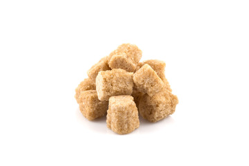 Brown cane sugar cubes