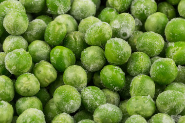 Green frozen peas