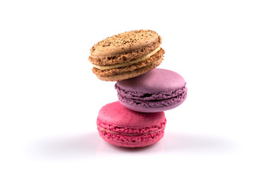 Tasty colorful macaroon