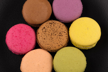 Tasty colorful macaroon