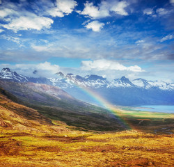 Fantastic views of the mountains and a little rain