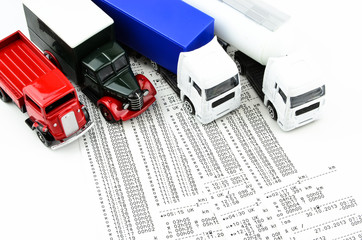 Digital tachograph print out day shift