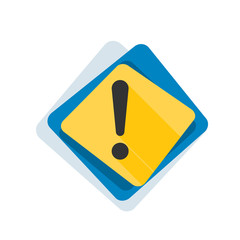Exclamation Danger sign illustration