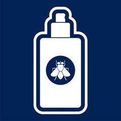 Anti insect spray - Illustration