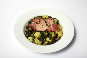 Grünkohl mit Kassler