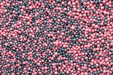 Multicoloured sweet sugar balls. Small ball pattern.