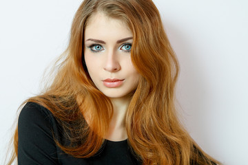 Beauty young woman portrait