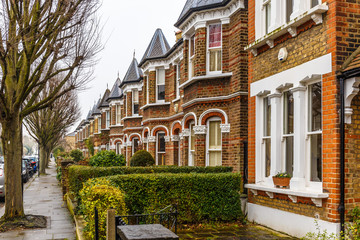 Obraz premium Chiswick suburb in winter, London