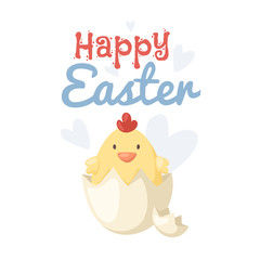 Easter holiday vector illustration