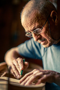 Boatbuilder, Island Hvar, Stari Grad, Dalmatia, Croatia