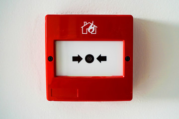 Red fire alarm