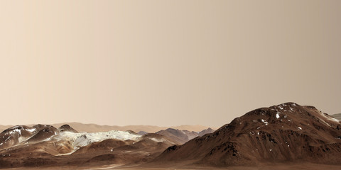 Mars surface. Elements of this image furnished by NASA © mode_list
