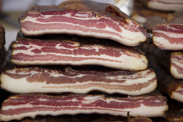 Home made smoked bacon