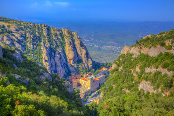 Fototapeta na wymiar Montserrat Monastery