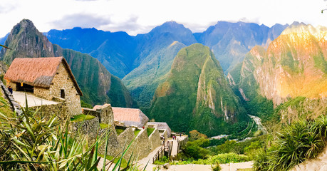 Machu Picchu, Peruvian Historical Sanctuary since 1981 and UNESCO World Heritage Site from 1983, one of the New Seven Wonders of the World in Machu Picchu, Peru on September 3rd, 2016