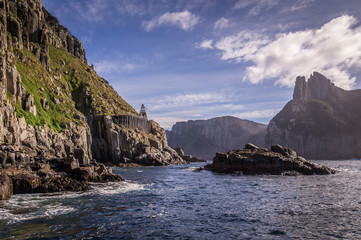 Tasman Island from the sea, Tasmania, Australia