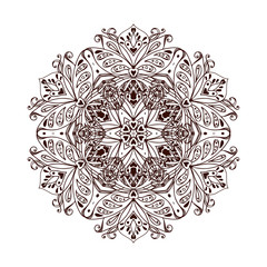 Mandala banner, Indian style. Bohemian Cards Unique cards for printing supplies