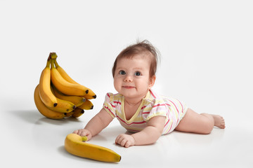 bananas and baby