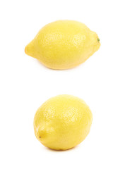 Whole lemon isolated