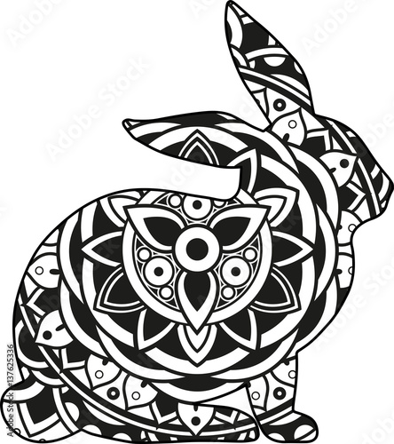Free Free Layered Bunny Mandala 467 SVG PNG EPS DXF File