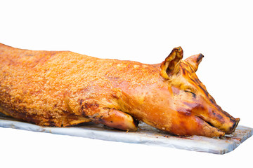 roasted pork for sell in market