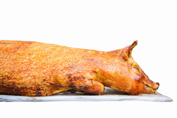 roasted pork for sell in market