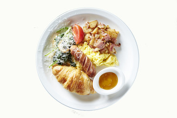 Breakfast plate 