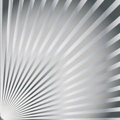 Abstract silver gray background with rays